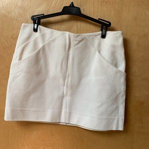 Diane Von Furstenberg White mini skirt
